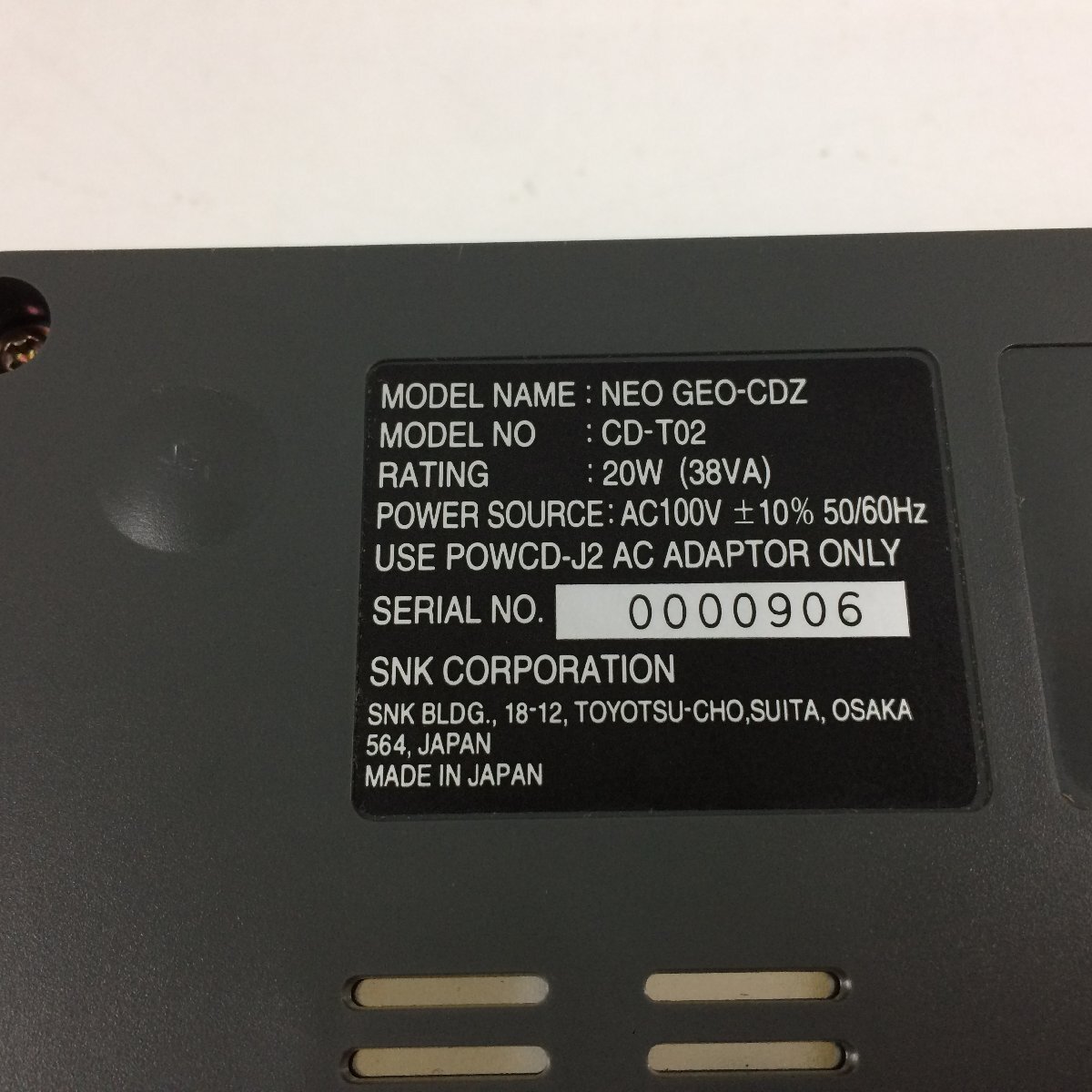 Yahoo!オークション - f079 80 【傷汚れ有】 ネオジオ CD2 グレー Yahoo!オークション - f079 80 【傷汚れ有】 ネオジオ CD2 グレー