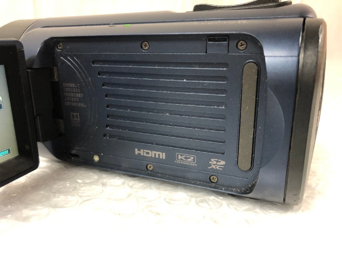 k160*80 【現状品】 動作確認済 ビクター JVC KENWOOD Everio R GZ-RY980-A 4K対応 ビデオカメラ オーシャンブルー ＳＤカード付きの画像4