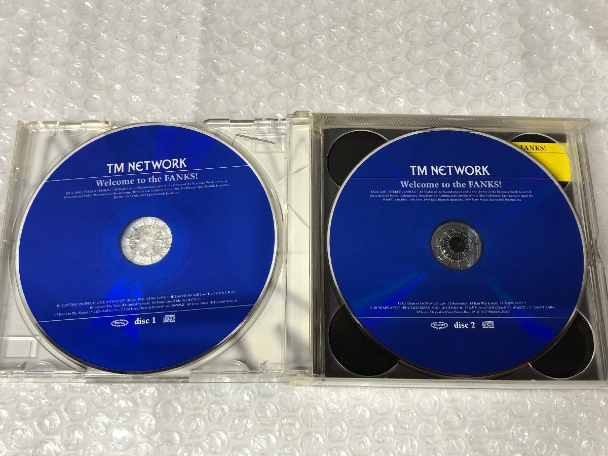 k052□ 【現状品】 TM NETWORK TMネットワーク/ Welcome to the FANKS! ベストアルバム ［CD］の画像4