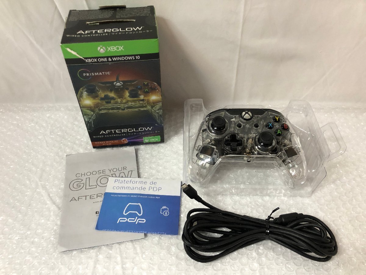 k091*80 【やや傷汚れ有】 Afterglow Wired Controller アフターグロー 有線 コントローラー for Xbox One Series/ Winpows 10_画像1