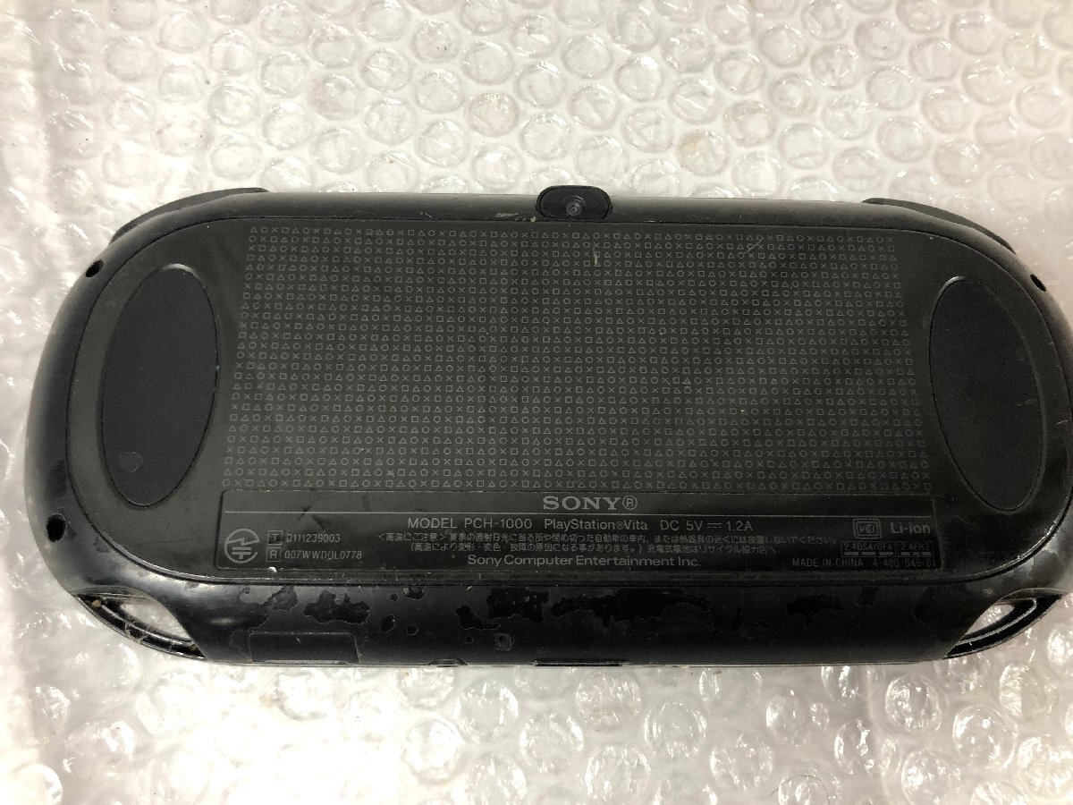 k087*80 【ジャンク】 SONY PlayStation Vita PSV 3台セット まとめ売り PCH-1000×2 PCH-2000×1の画像10