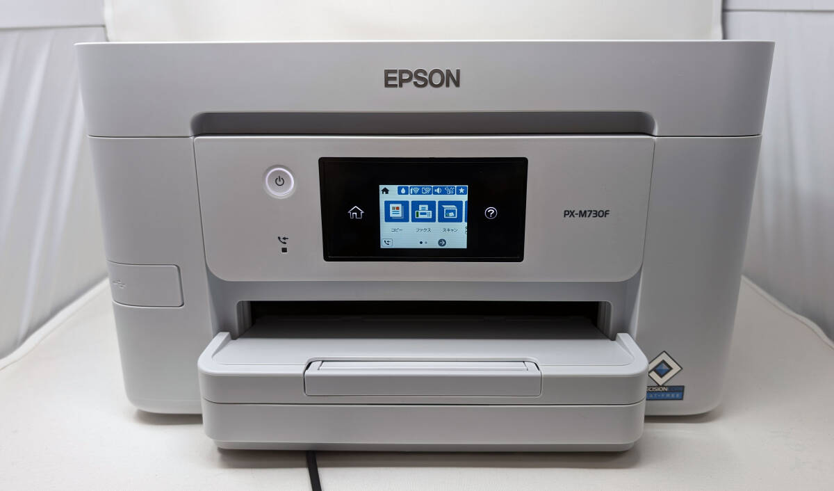 ★EPSON(エプソン) A4カラービジネス複合機 PX-M730F プリンター プリント/スキャン/FAX/コピー 有線・無線・USB接続 新品インク4色付★の画像1