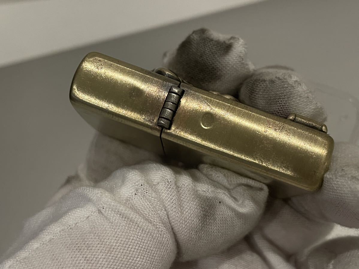 1円 ZIPPO ライター マルボロ Marlboroジッポ Zippoオイルライター真鍮製 中古品 喫煙グッズ ジッポー 火花確認済R67549の画像6