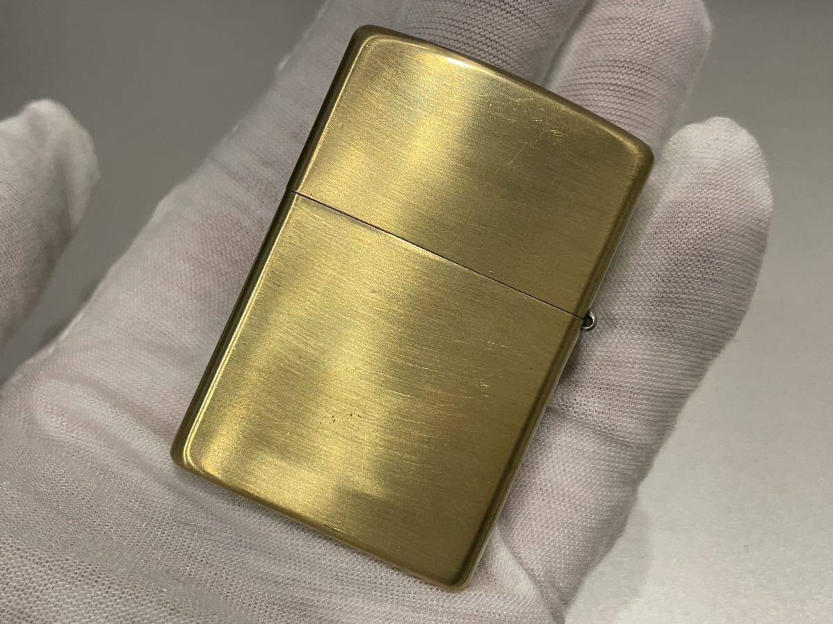 1円 ZIPPO ライター マルボロ Marlboroジッポ Zippoオイルライター真鍮製 中古品 喫煙グッズ ジッポー 火花確認済R67583の画像2