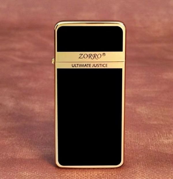 ZOROO 超薄型軽量 真鍮 ハンドメイド ライター 機械式スライド着火 重量感オイルライター 最高傑作 新品_画像1