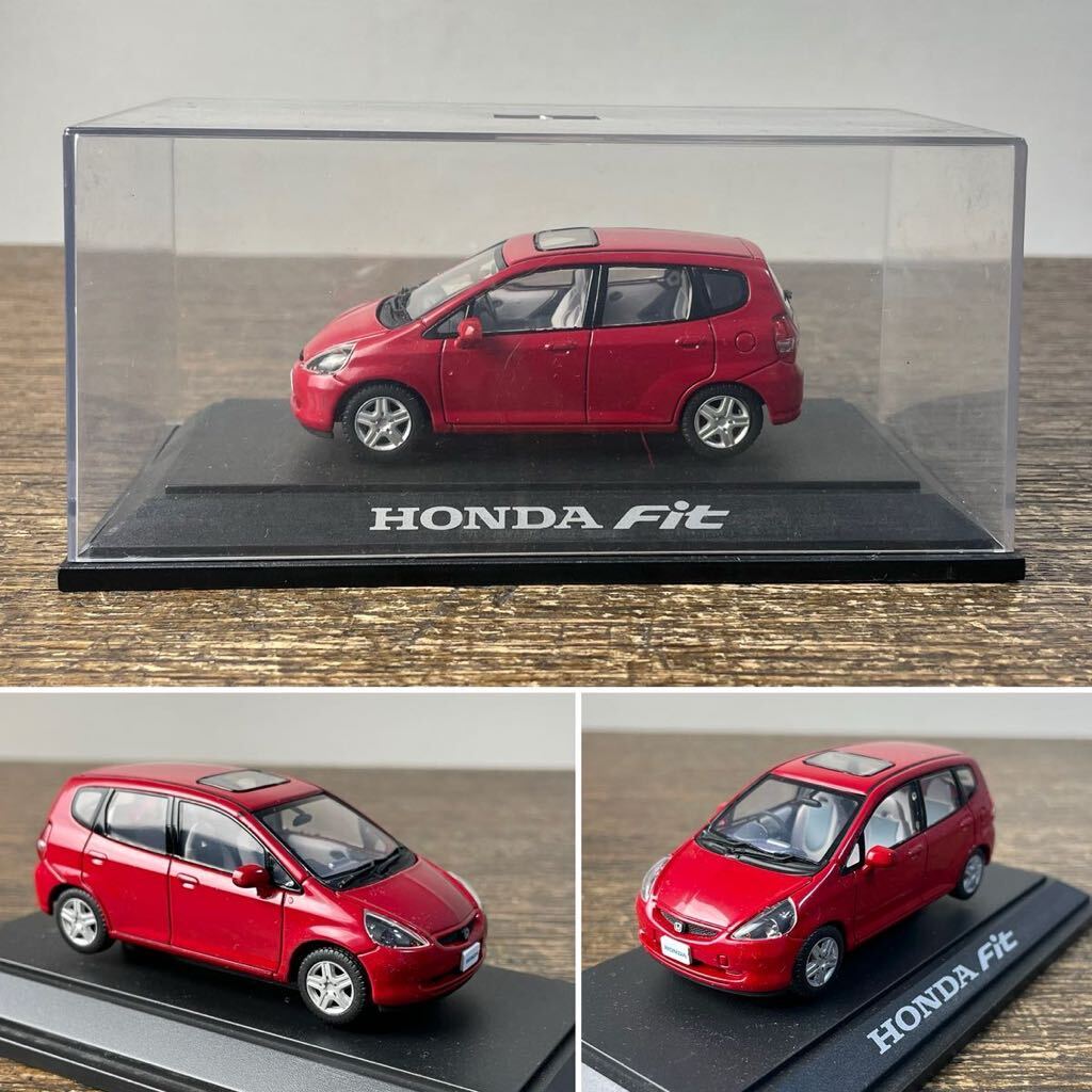 Honda Fit ホンダ フィット レッド ミニカー コレクション おもちゃ 玩具 車 乗用車 フィット の画像1