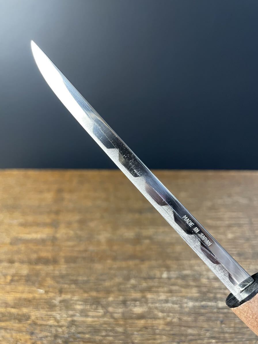 日本刀 ペーパーナイフ 全長約20cm 模造刀 ミニチュア 小刀 日本刀 紙切り用 ナイフ 刃物 おもちゃ 日本製 侍 刀-3_画像4