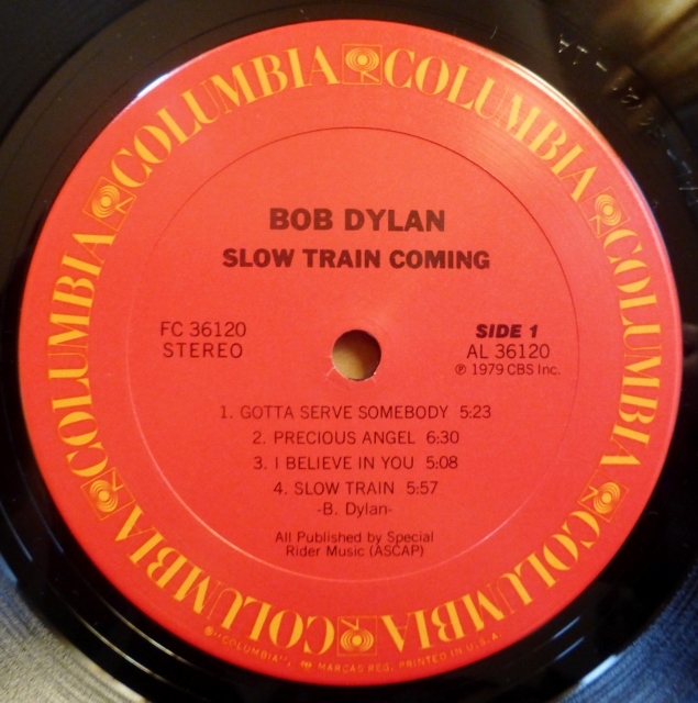 BOB DYLAN「SLOW TRAIN COMING」米ORIG [初回FC規格] ステッカー有シュリンク美品_画像5