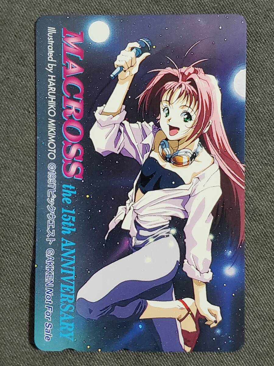 D7 telephone card MACROSS the 15th Anniversary Macross Millet n*ji-nas unused including carriage 