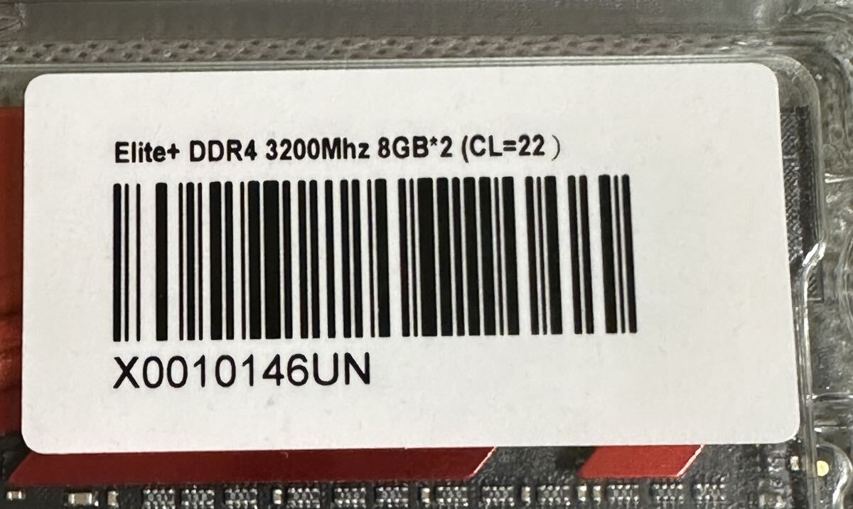 Team DDR4 3200Mhz PC4-25600 8GBx2枚 16GB の画像3
