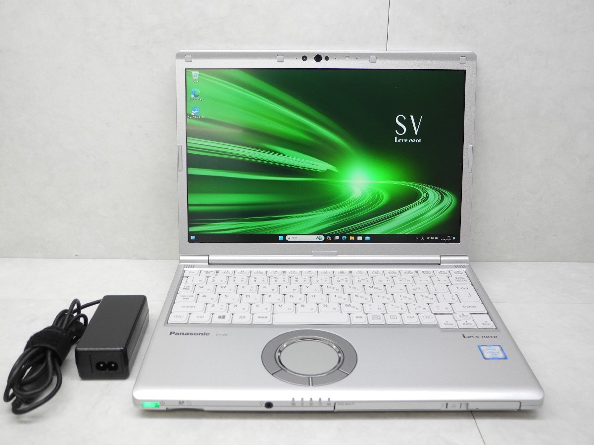 ☆1円☆第8世代☆CF-SV8RDAVS.高解像度.累積6870☆Core i5 1.60GHz/8GB/SSD256GB/Sマルチ/無線/Bluetooth/カメラ/Office/Win11 DtoD領域☆の画像1