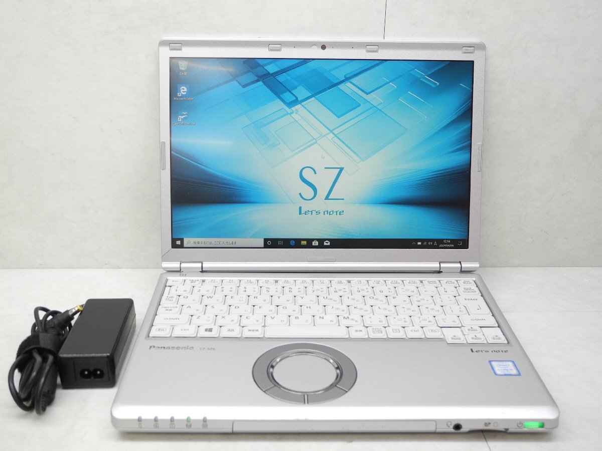 ☆1円☆第7世代☆CF-SZ6B22VS☆累積9310☆高解像度1920x1200☆Core i5 2.50GHz/8GB/SSD128GB/無線/Bluetooth/カメラ/Office/DtoD領域☆の画像1