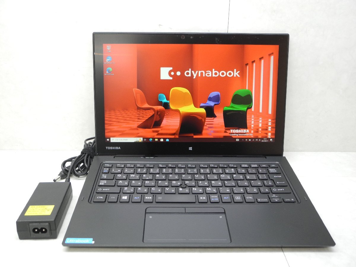 ☆1円☆第6世代☆東芝 dynabook R82/B☆高解像度☆Core m5-6Y54 1.10GHz/4GB/SSD128GB/無線/Bluetooth/カメラ/タッチパネル/Office/Win10☆の画像1