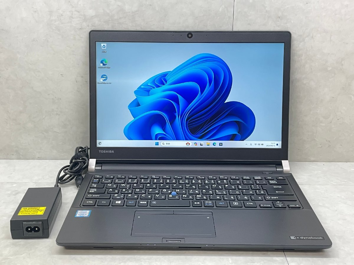 ☆1円☆第7世代☆東芝☆dynabook RZ73/DB☆高解像度1,920×1,080☆Core i3 2.40GHz/4GB/1TB/Sマルチ/無線/カメラ/Bluetooth/Office/Win11☆_画像1