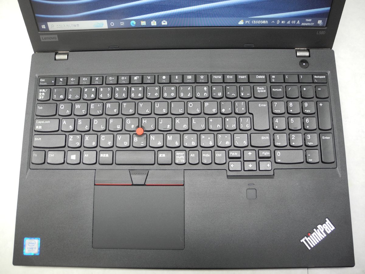 ☆1円☆第8世代☆Thinkpad L580 20LW-001AJP☆Core i5 1.60GHz/8GB/SSD256GB/無線/Bluetooth/カメラ/Office/Windows 10 Pro DtoD領域☆_画像2