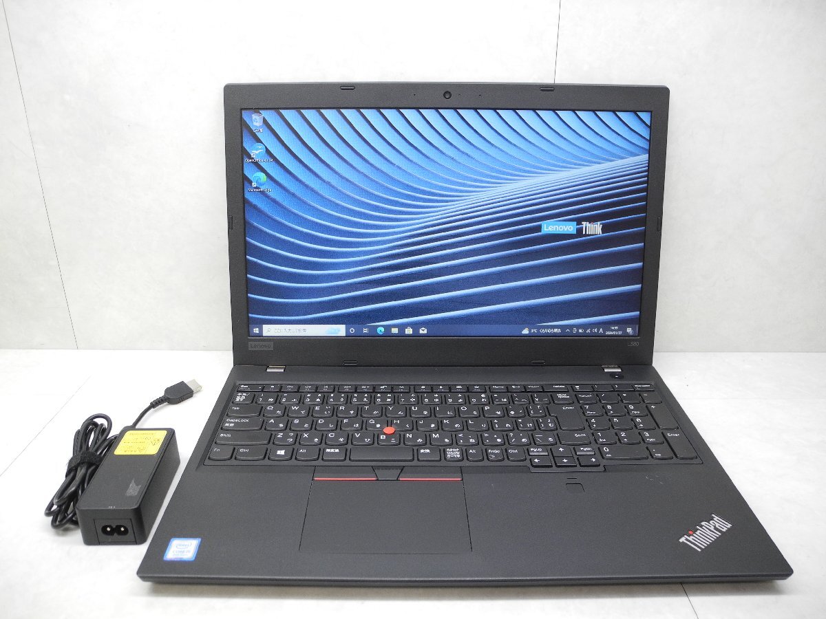 ☆1円☆第8世代☆Thinkpad L580 20LW-001AJP☆Core i5 1.60GHz/8GB/SSD256GB/無線/Bluetooth/カメラ/Office/Windows 10 Pro DtoD領域☆_画像1