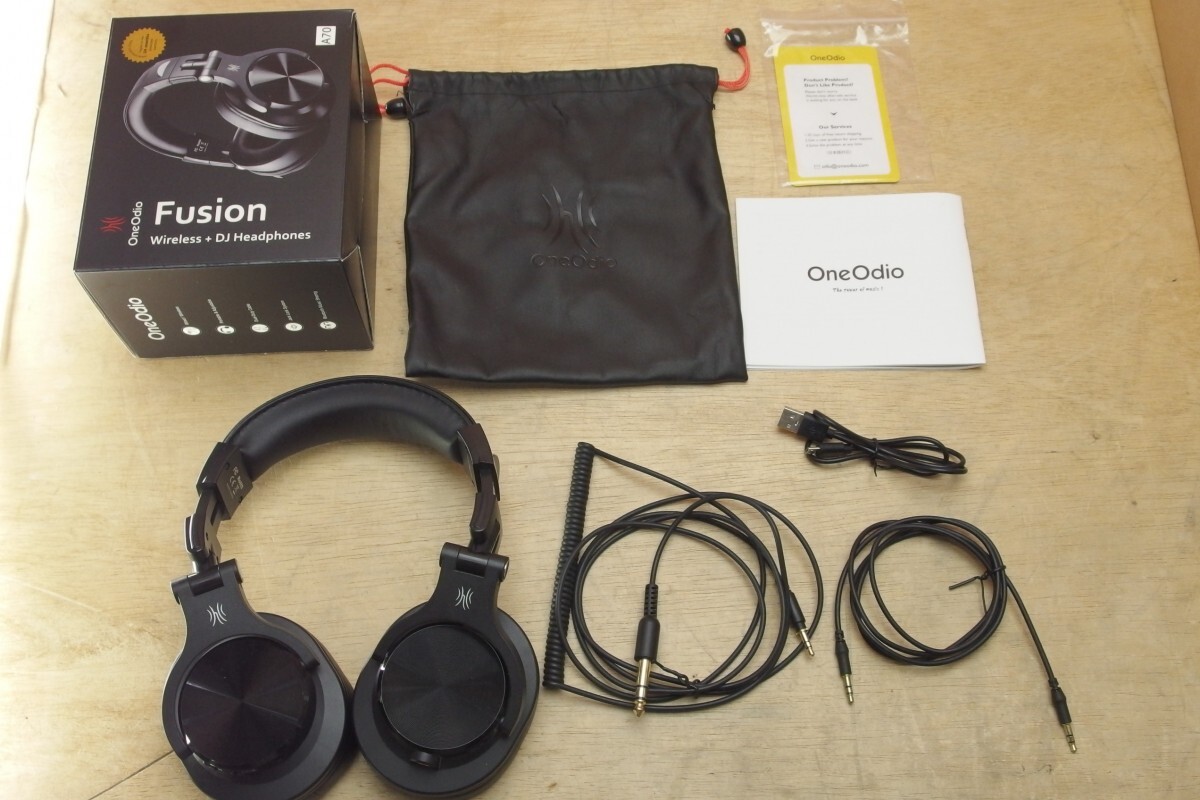 OneOdio A70 密閉式 Bluetoothヘッドホン DJ 無線 有線両対応 72時間ロングバッテリー ワイヤレス モニター マイク付き 送料無料　_画像1