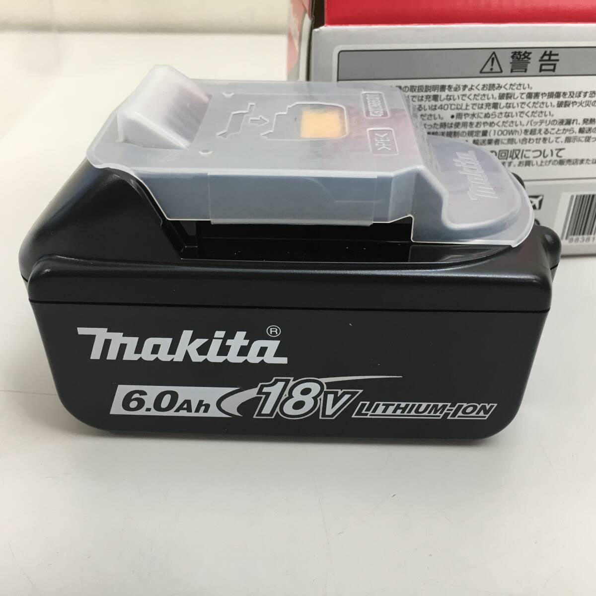 未使用品 makita マキタ リチウムイオンバッテリー 18V 6.0Ah BL1860B 雪マーク あり 管理１