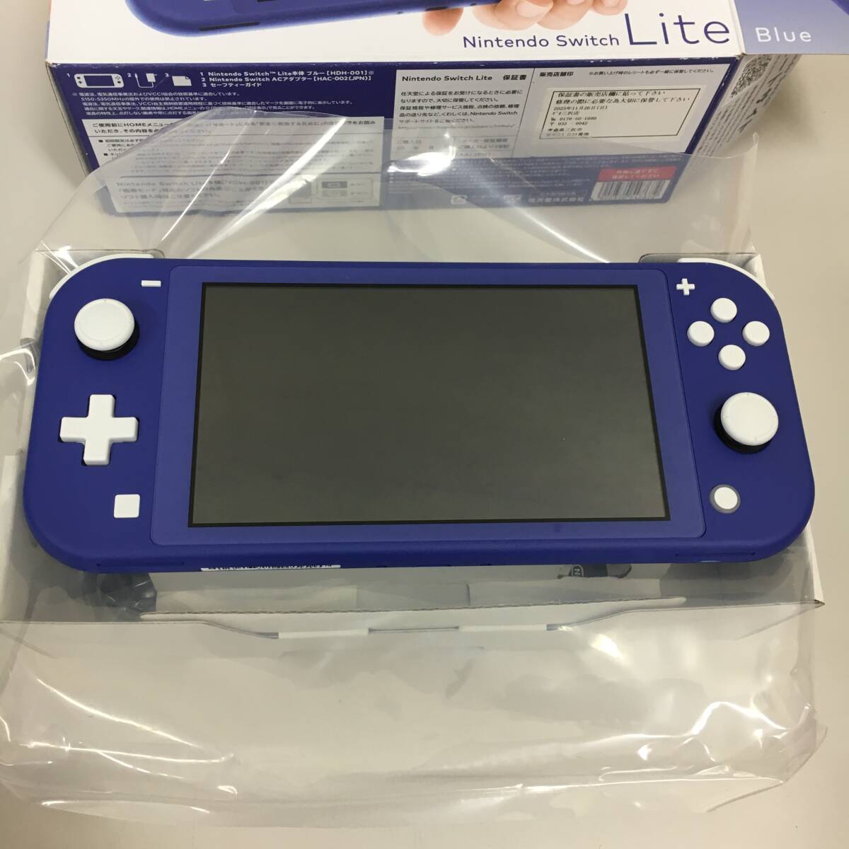 ニンテンドースイッチライト ブルー 2023年11月26日購入品 Nintendo Switch Lite 本体 中古品　管理②_画像3