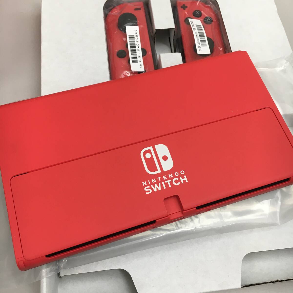 【即決】 Nintendo Switch 有機ELモデル 本体 マリオレッド ニンテンドースイッチ 任天堂 中古現状販売品の画像6