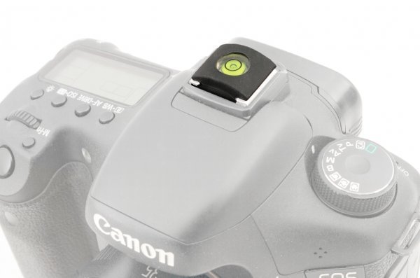 【新品】ホットシューカバー型水準器 何個でも送料94円 ホットシューキャップ Nikon Canon PENTAX OLYMUS RICOH など対応 #C027の画像1