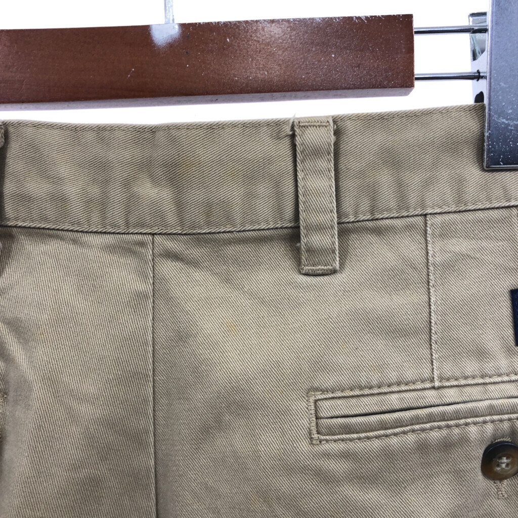 DOCKERS ドッカーズ 2タック チノパンツ ベージュ (メンズ 30×32相当) 中古 古着 Q2852_画像4