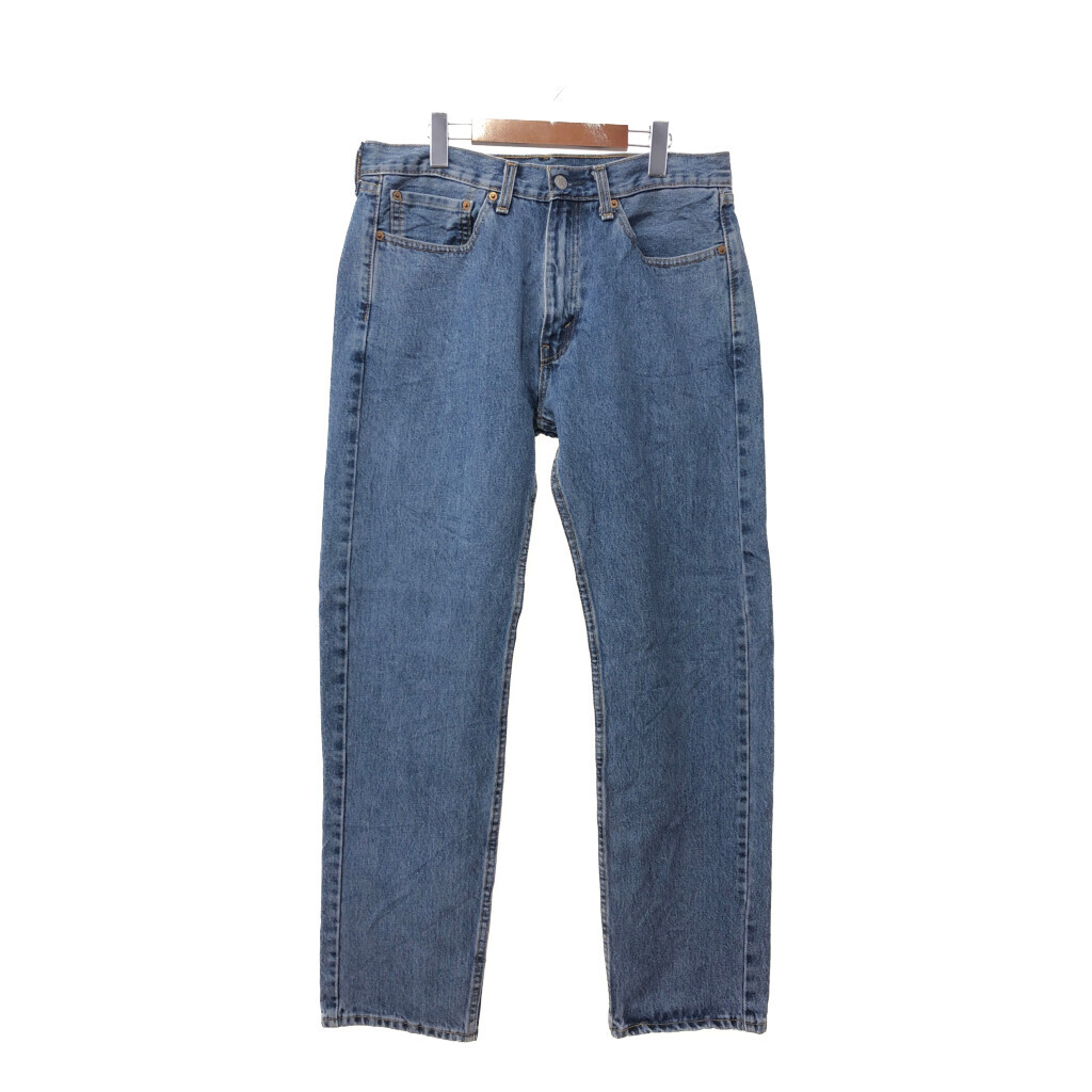 Levi's リーバイス 505 デニムパンツ アメカジ ブルー (メンズ W34 L32) 中古 古着 Q2894_画像1