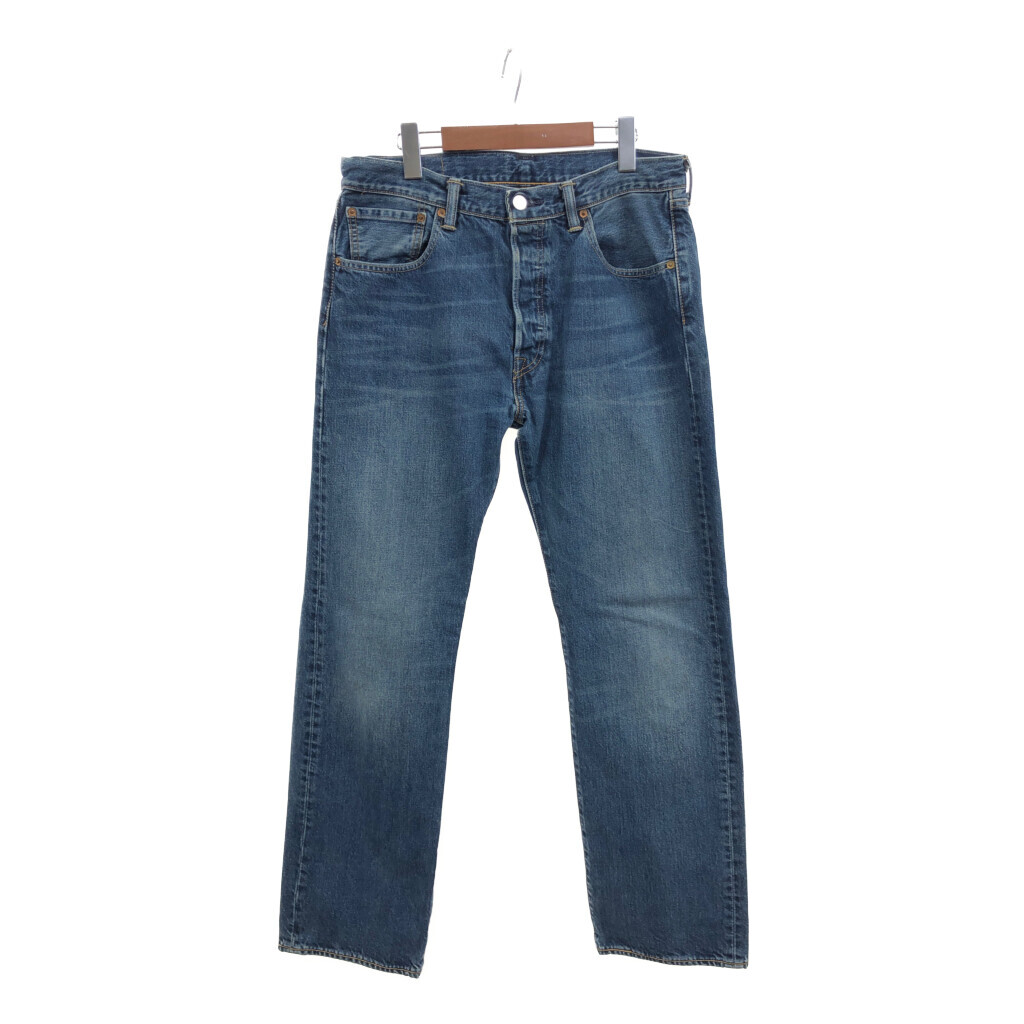 Levi's リーバイス 501 デニムパンツ アメカジ ブルー (メンズ W34 L32) 中古 古着 Q3054_画像1