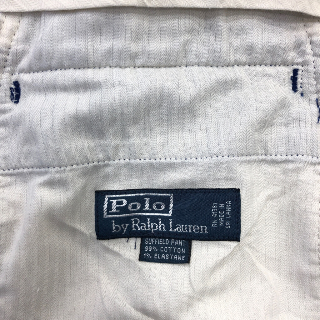 Polo by Ralph Lauren ポロ ラルフローレン SUFFIELD PANT コーデュロイパンツ ブルー (メンズ W36 L32) 中古 古着 Q3079_画像7