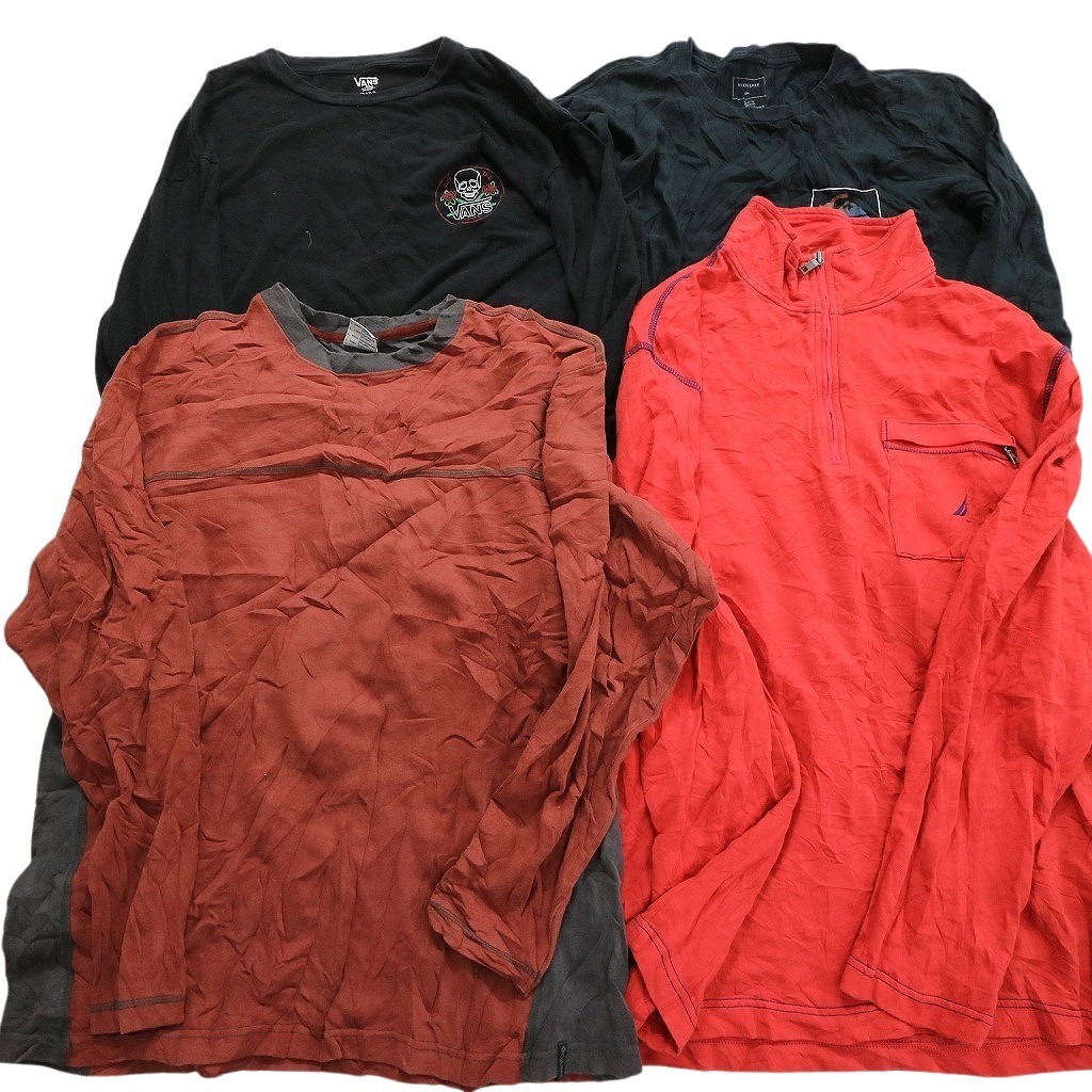 古着卸 まとめ売り ブランドMIX 長袖Tシャツ 16枚セット (メンズ L /XL ) ノースフェイス ハーレー ディッキーズ MS2239 1円スタートの画像2