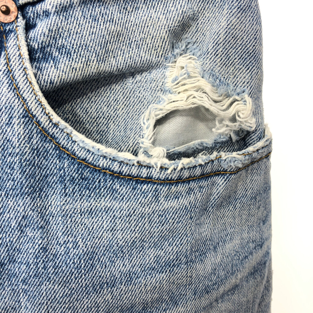 90年代 Levi's リーバイス 550 デニムパンツ アメカジ ブルー (メンズ W31 L30) 中古 古着 Q3487_画像4