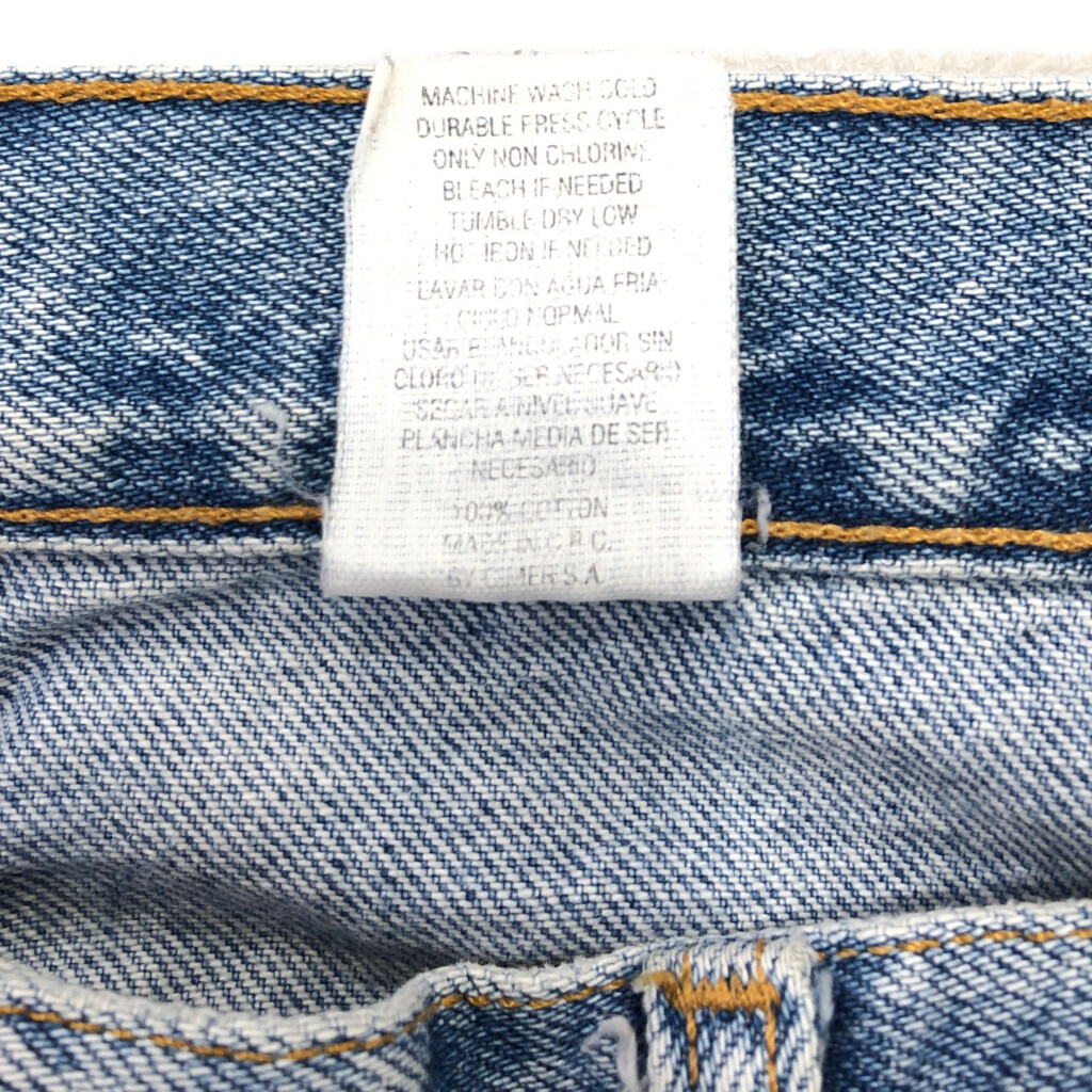 Levi's リーバイス 505 デニムパンツ アメカジ ブルー (メンズ W34 L32) 中古 古着 Q3648_画像8