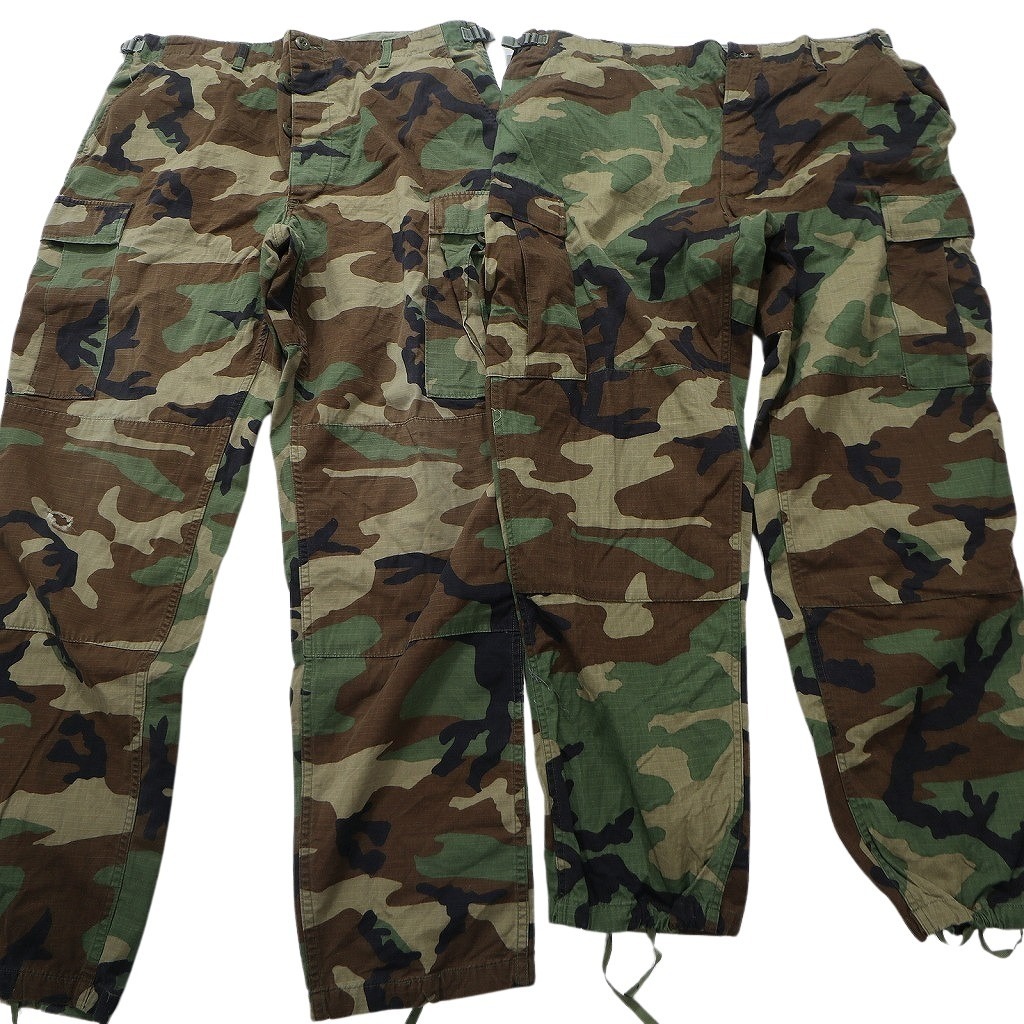 古着卸 まとめ売り フィールドパンツ BDU ウッドランド 米軍実物 ミリタリー 8枚セット (メンズ L ) カーゴ ARMY MS1313 1円スタートの画像5