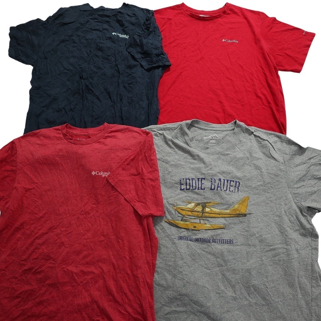 古着卸 まとめ売り アウトドアブランドMIX 半袖Tシャツ 16枚 (メンズ /XL /2XL /3XL ) コロンビア ノースフェイス パタゴニア MS5711の画像3
