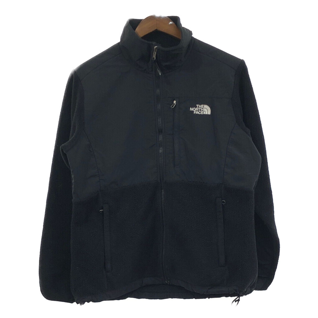 THE NORTH FACE ノースフェイス Denali デナリ フリースジャケット POLARTEC アウトドア ブラック (レディース L) 中古 古着 Q4267