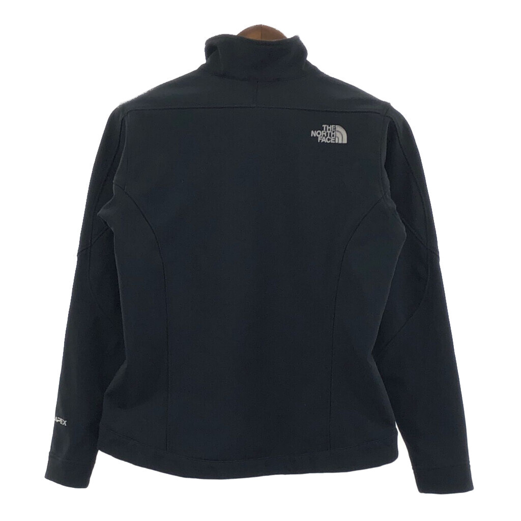 THE NORTH FACE ノースフェイス ソフトシェルジャケット アウトドア ブラック (メンズ M) 中古 古着 Q4392_画像2