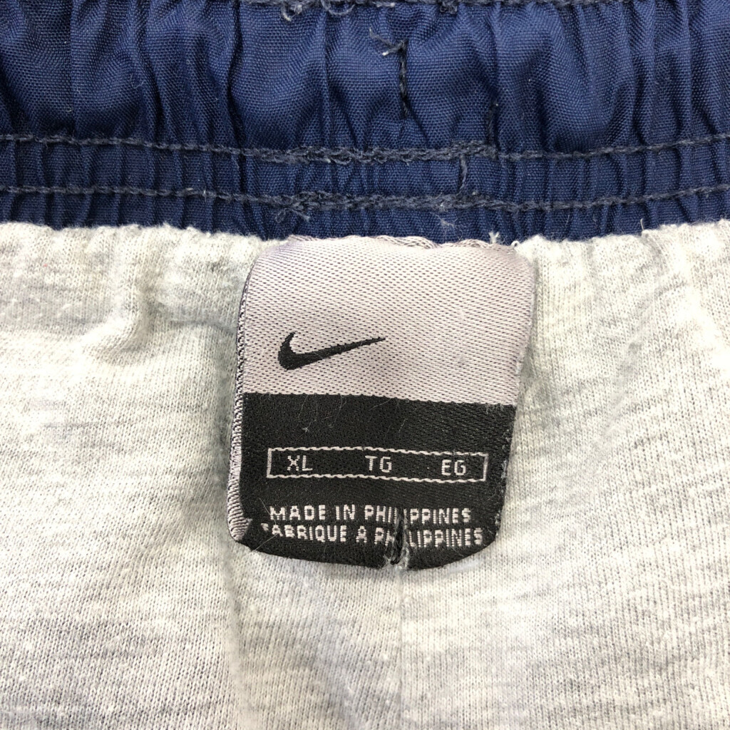 2000年代〜 NIKE ナイキ ナイロン トラックパンツ スポーツ ネイビー (メンズ XL) 中古 古着 Q4480_画像7