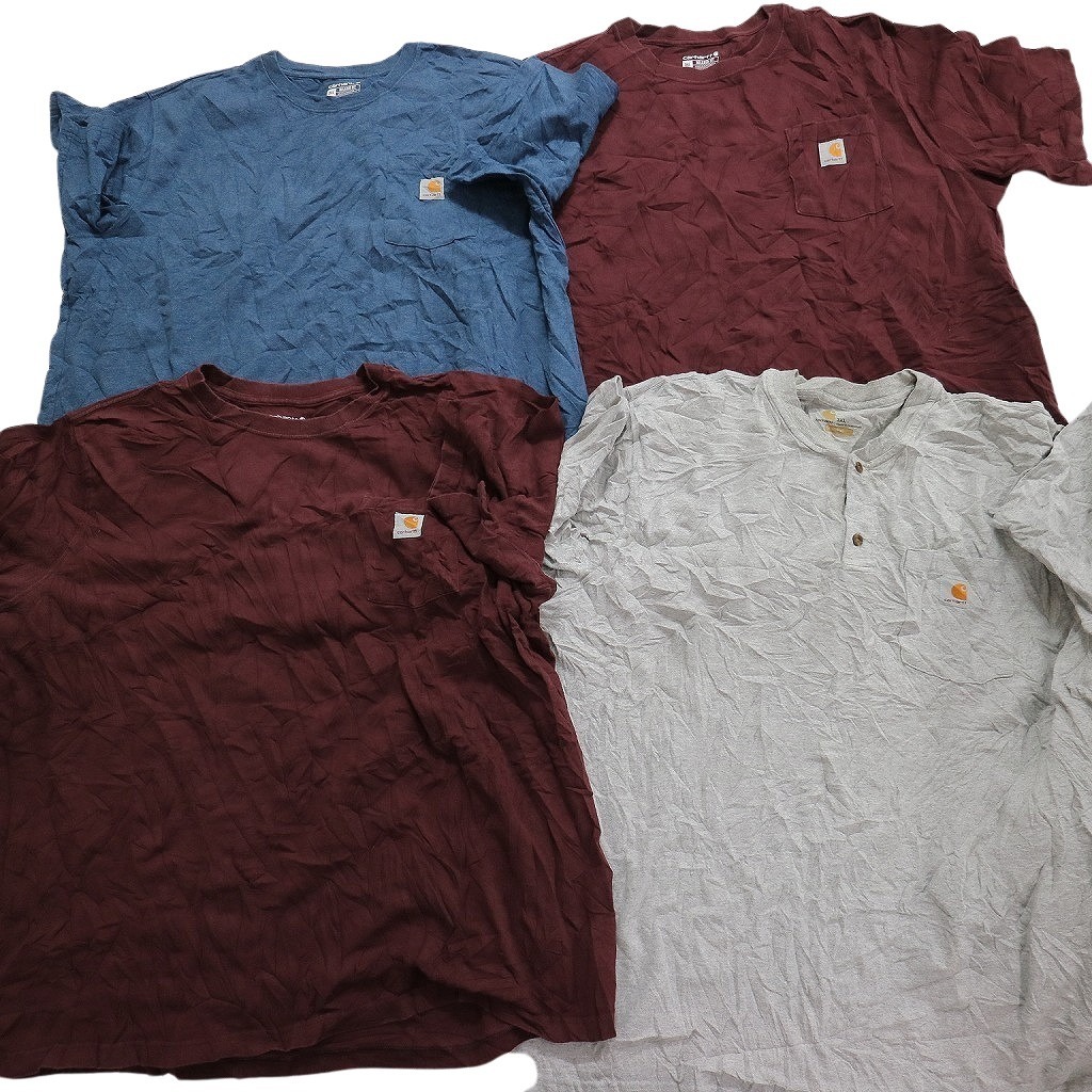 古着卸 まとめ売り ブランドMIX 半袖Tシャツ 15枚セット (メンズ 2XL /3XL /4XL ) カーハート トミーヒルフィガー MS4936 1円スタートの画像4