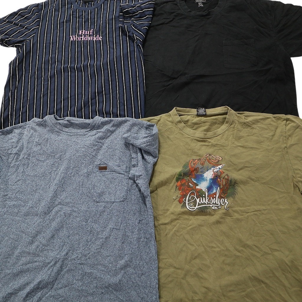 古着卸 まとめ売り ブランドMIX 半袖Tシャツ 16枚セット (メンズ XL /2XL ) リーバイス カーハート ディッキーズ トミーヒルフィガーMS6589の画像3