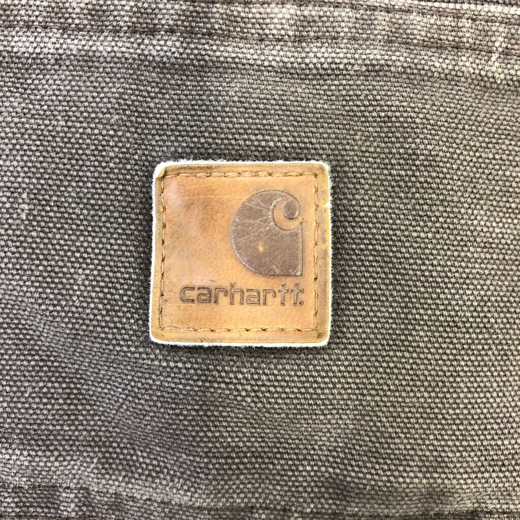 Carhartt カーハート ペインターパンツ ダブルニー ワーク ダック地 ブラウン (メンズ 30×32) 中古 古着 Q0842_画像8