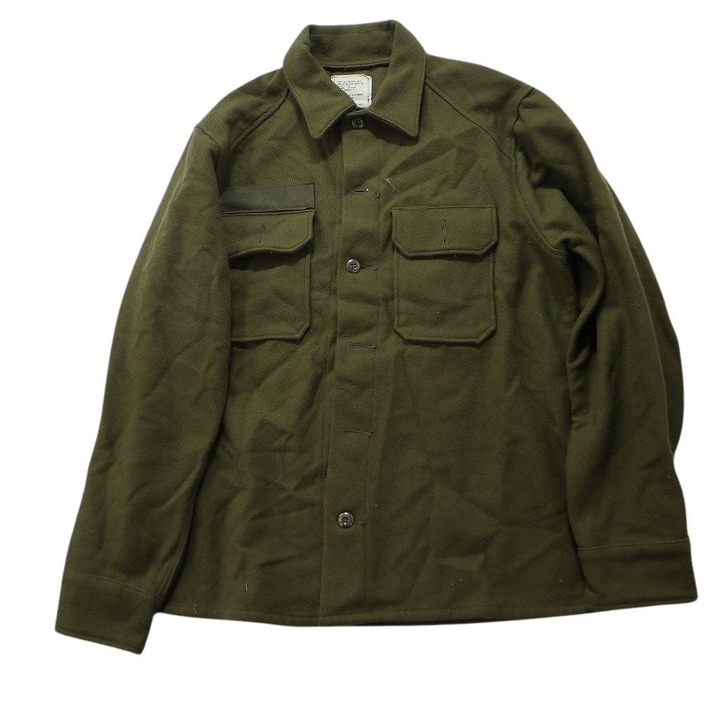 古着卸 まとめ売り 米軍実物 ミリタリー 4枚セット (メンズ S /M /L ) army ウールシャツ MS6646_画像5