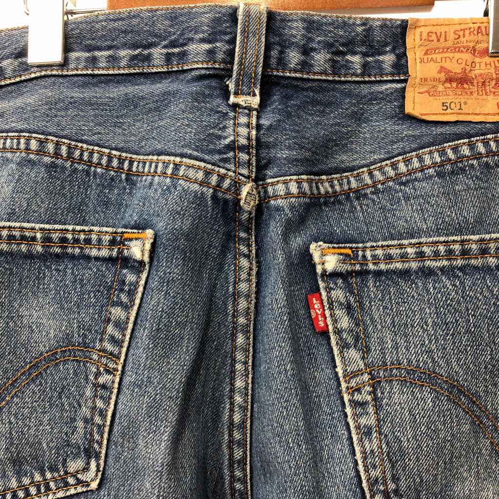 Levi's リーバイス 501 デニムパンツ アメカジ ライトブルー (メンズ W32 L32) 中古 古着 Q4756_画像7