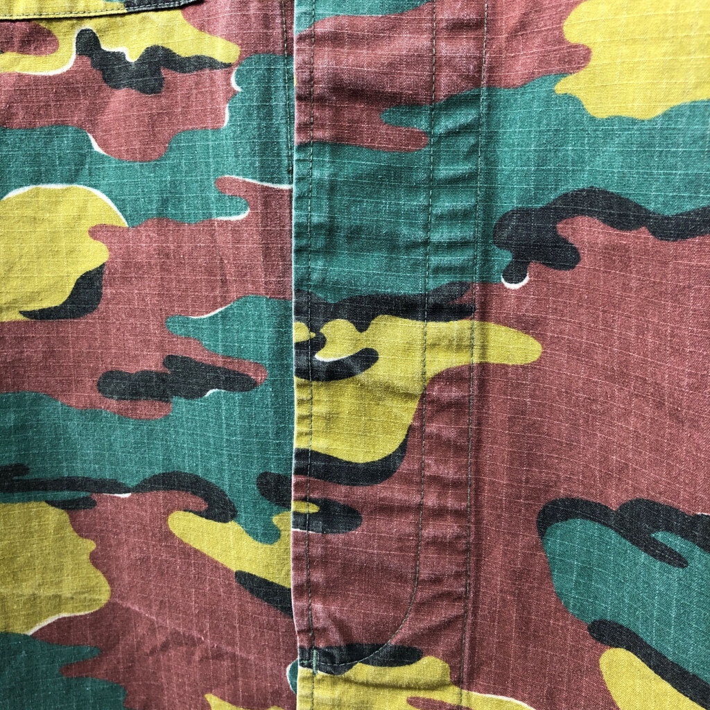 ベルギー軍 ジグソーカモ フィールドジャケット ミリタリー ユーロ グリーン (メンズ L) 中古 古着 Q4860_画像5
