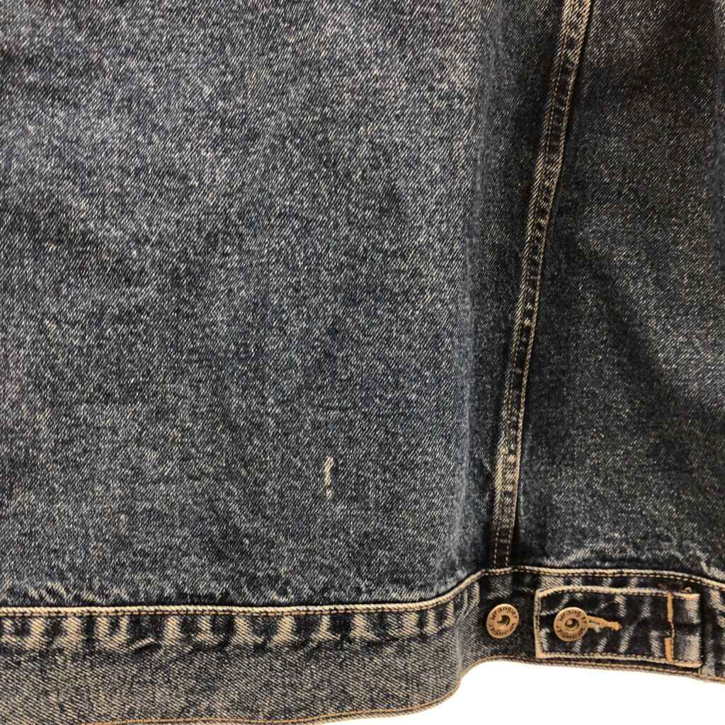 90年代 Wrangler ラングラー HERO デニム トラッカージャケット アメカジ ブルー (メンズ M) 中古 古着 Q4933_画像6