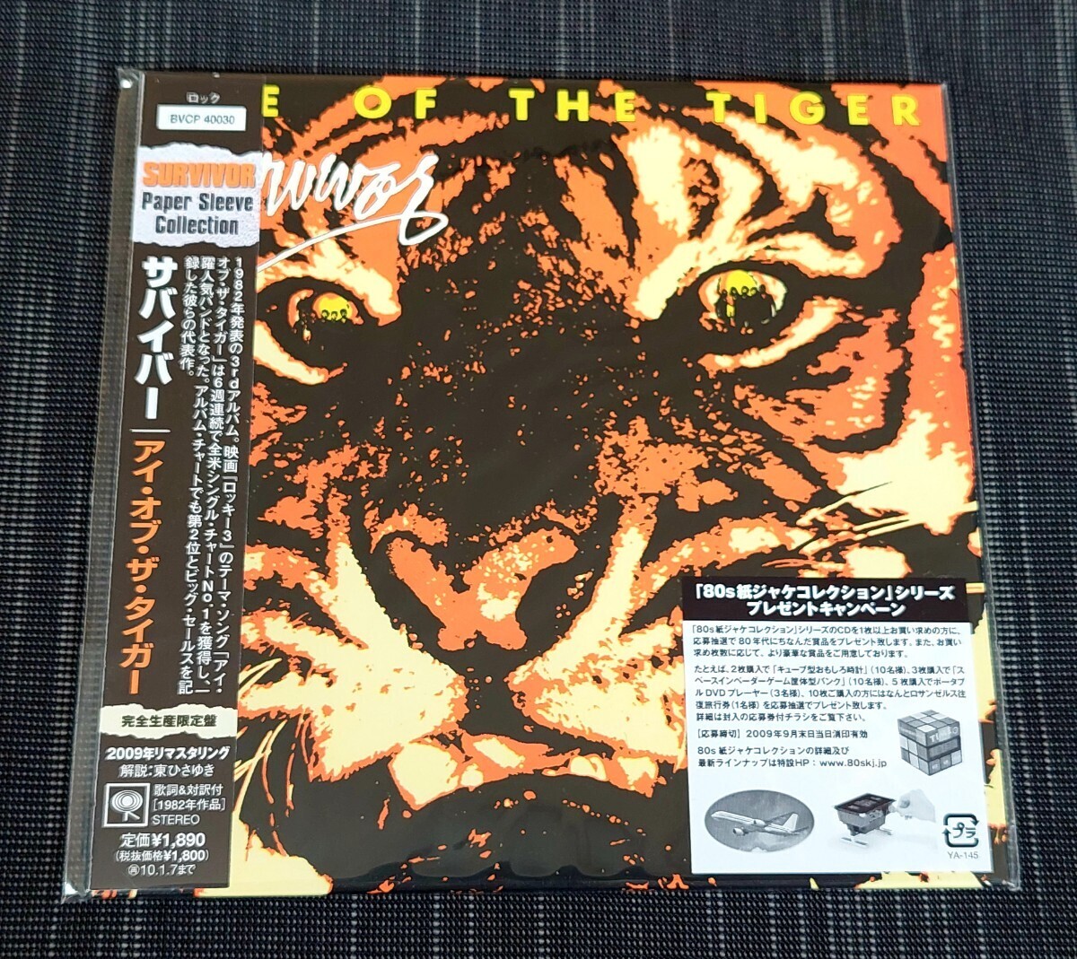 ★帯付2009年デジタルリマスター盤◆サバイバー/アイ・オブ・ザ・タイガー SURVIVOR/EYE OF THE TYGER 国内盤廃盤_画像1