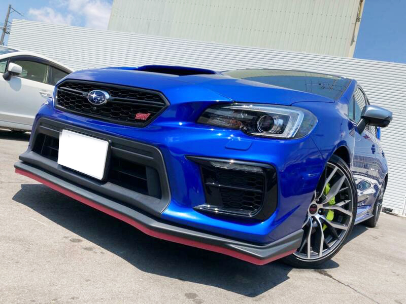 ★SUBARU WRX STI & S4 VA系 後期 D/E/F/G型 カーボン フロント リップ スポイラー ST型 2017-現行☆._画像3