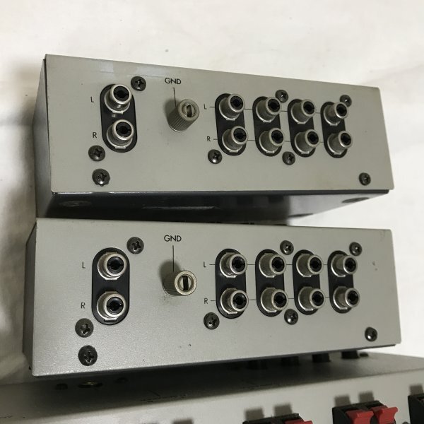  present condition goods LUXMAN Luxman AS-4II channel selector 2 pcs AS-5 lll speaker selector 1 pcs total 3 set 