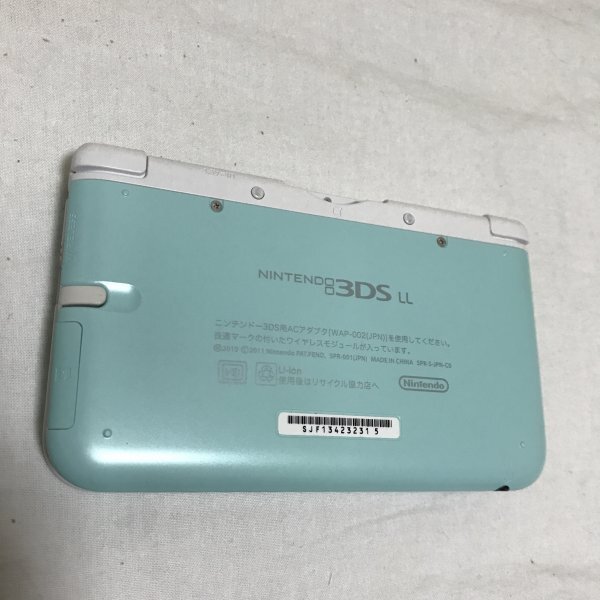 NINTENDO 3DSLL 任天堂 ニンテンドー3DSLL本体（ミントグリーン×ホワイト）ソフト起動・インターネット接続確認済の画像3