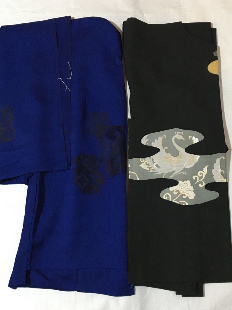 羽織12枚まとめ売り 女性和装 着物 上着 素材色々 和服 リメイク 古布 ハンドメイド の画像10