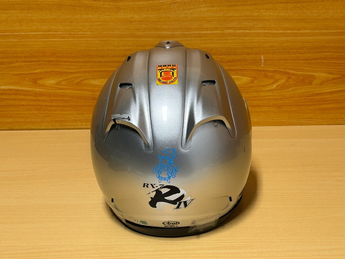 Arai／ アライ　フルフェイスヘルメット　ヘルメット　M2005 SNELL　61.62 CM　 RX-7　R-IV　日本製!_画像5